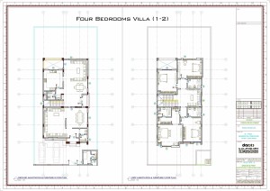 Four Bedroom Villa Plan 1-2