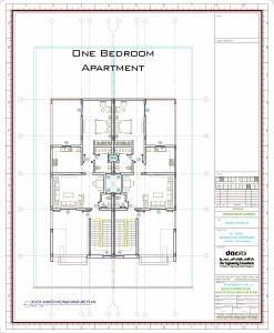 One Bedroom Appartment Plan