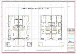 Three Bedroom Villa Plan 1-2