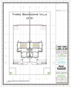 Three Bedroom Villa Plan 2-2